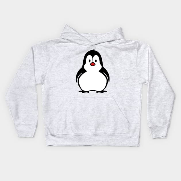 Peggy the Penguin Cartoon Emoticon Kids Hoodie by AnotherOne